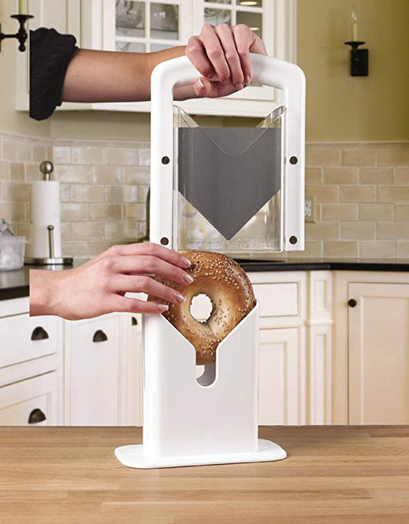 Bagel and Bread Slicer Guillotine Tool for Your Kitchen
