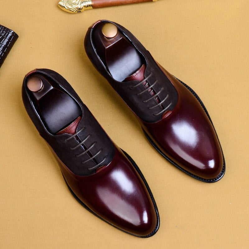 Mens Formal Fashion Leather Dress Shoes