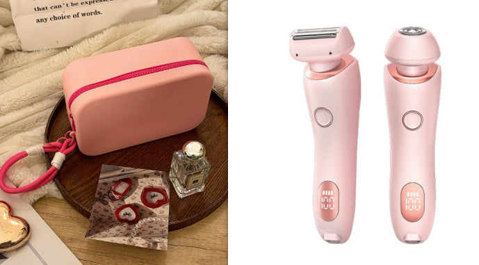 2 In 1 Hair Women's Electric Hair Removal Razor, Trimmer