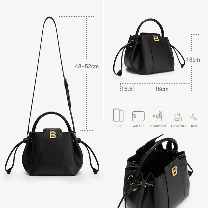 Women's Fashionable And Versatile Drawstring Crossbody Bag