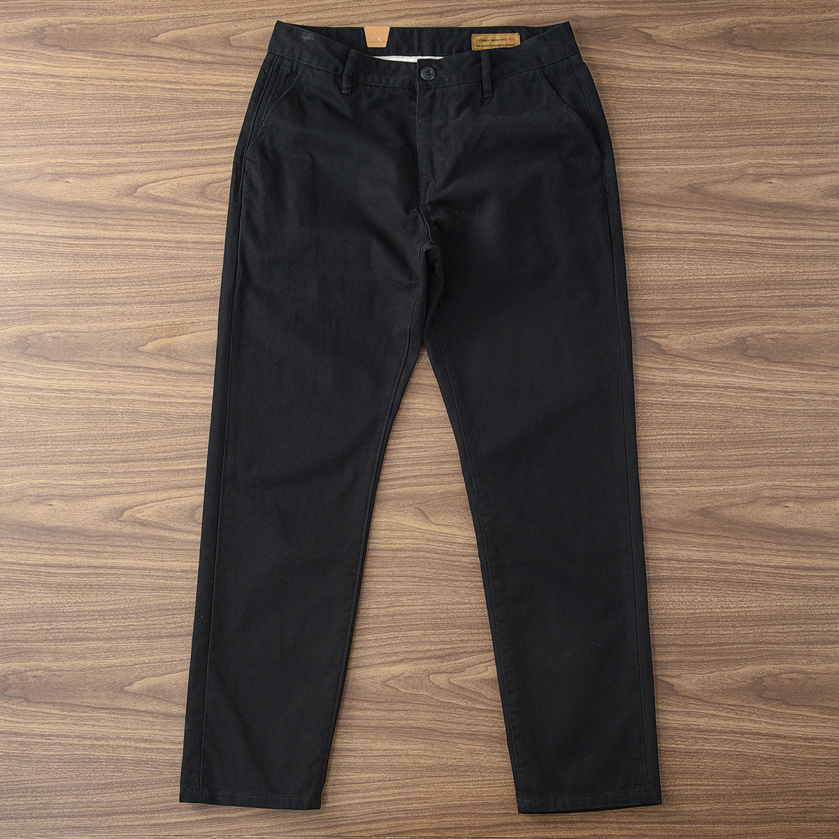 Twill Cotton Men's Casual Pants Basic Loose Straight Casual Long Pants