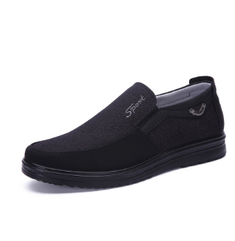 Sapatos masculinos casuais de negócios com sola macia e sola plana