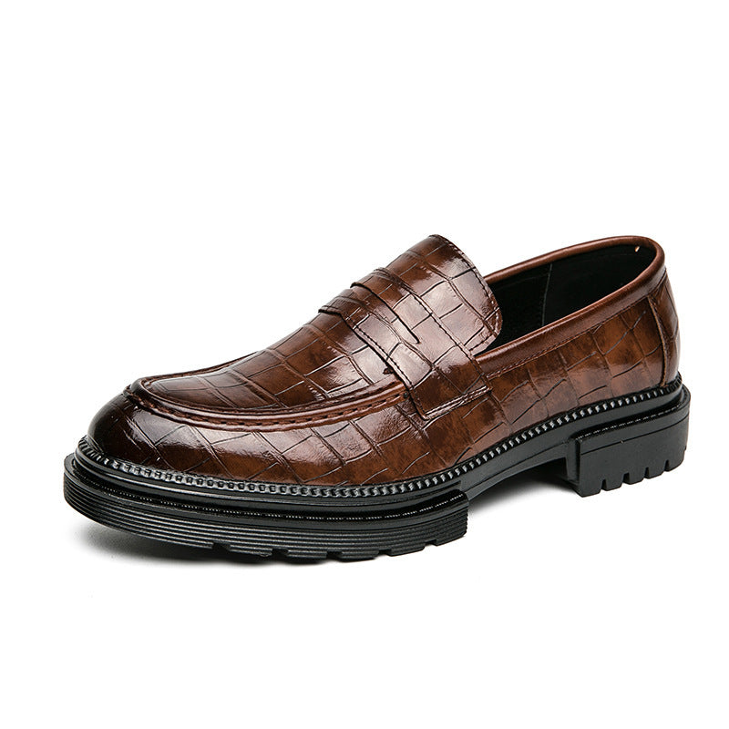 Plus Size Men's Slip-on Platform Slip-on Loafers