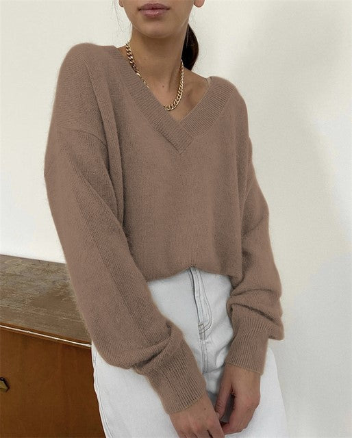 Soft Loose Pullover Cashmere Sweater