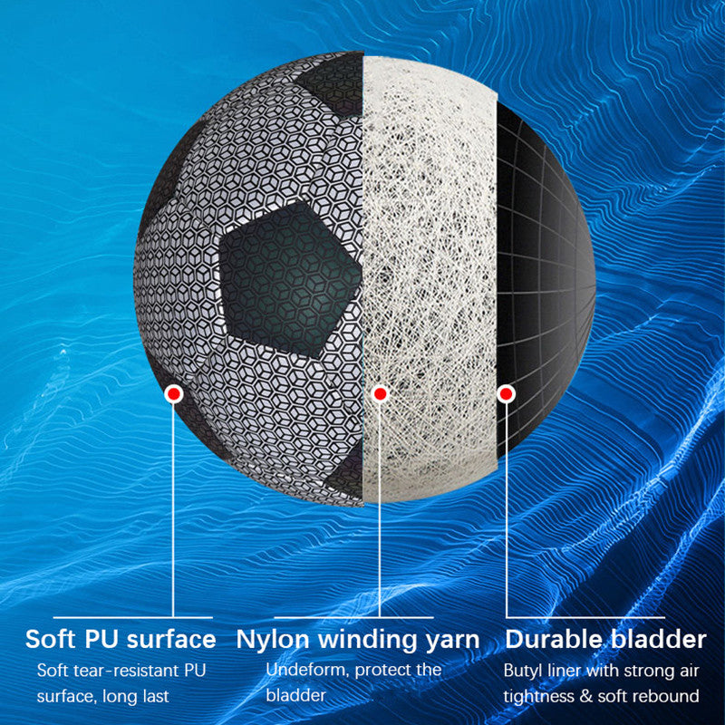 Luminate Bola de treinamento brilhante para prática de futebol
