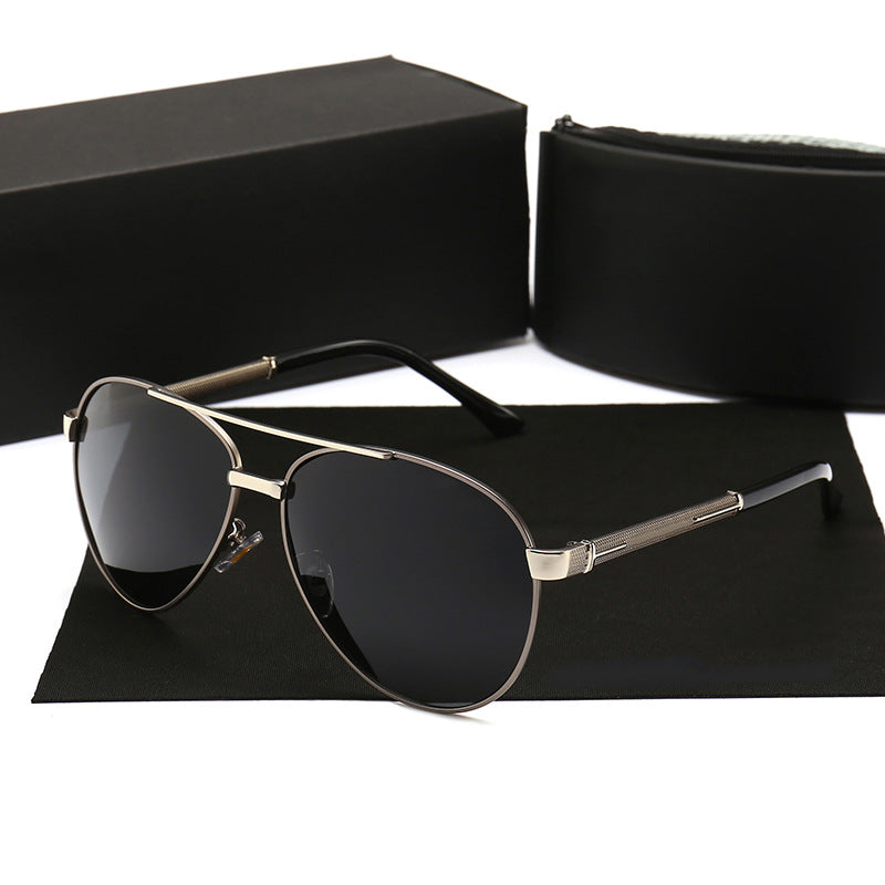 New Men's Polarized Sunglasses 8857 Personality Glasses Fashion Mirror Retro Sunglasses Trend Driver