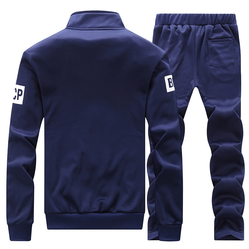 Jacket Men'S Jacket Casual Trousers Two-Piece Sports Suit Young Students Spring And Autumn New Sweater