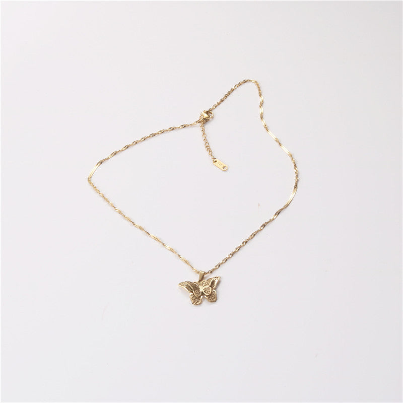 Fashion Simple Butterfly Necklace For Women