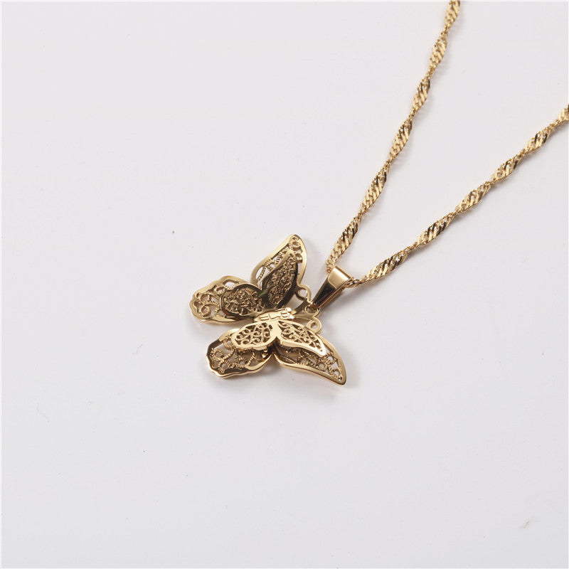 Fashion Simple Butterfly Necklace For Women