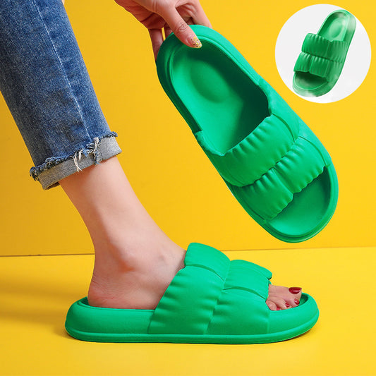 Women Home Shoes Bathroom Slippers Soft Sole Slides