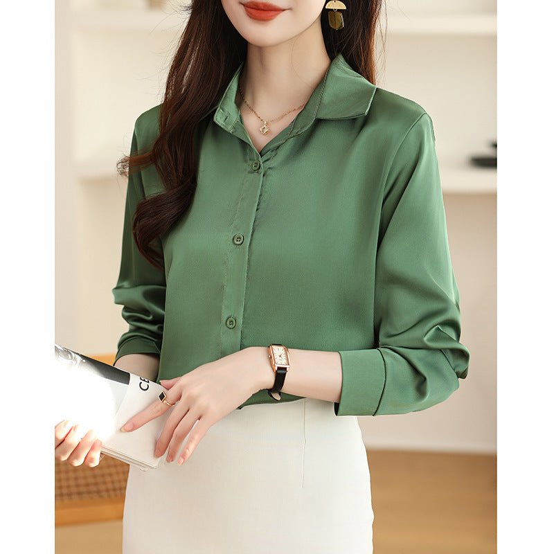 High-grade Acetate Non-Ironing Anti-Wrinkle Shirt for Women