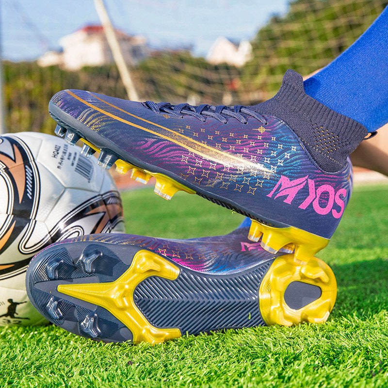 Chuteiras de futebol para estudantes AG Tênis de treinamento com unhas compridas quebradas