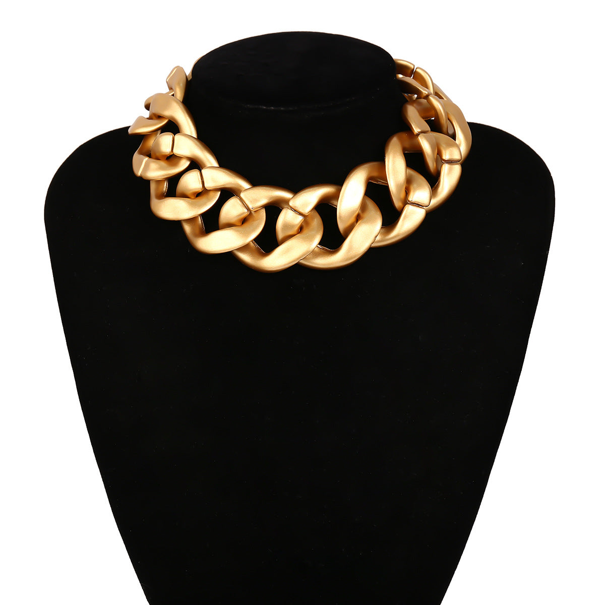 Punk Simple Thick Chain Geometric Exaggerated Necklace