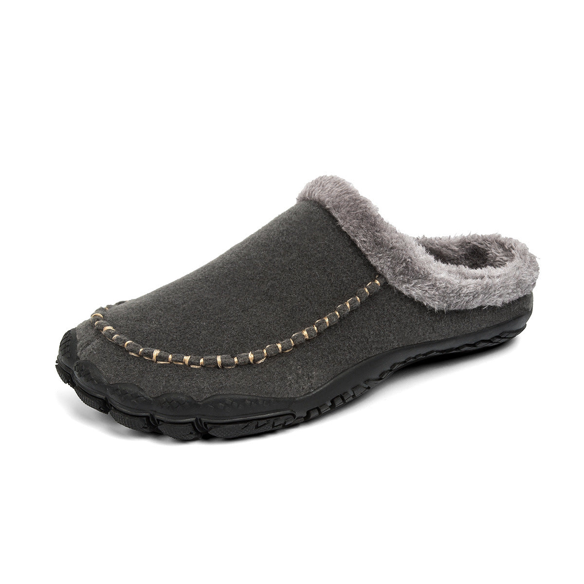 Men's Winter Warm Lightweight Anti-Slip House Slippers