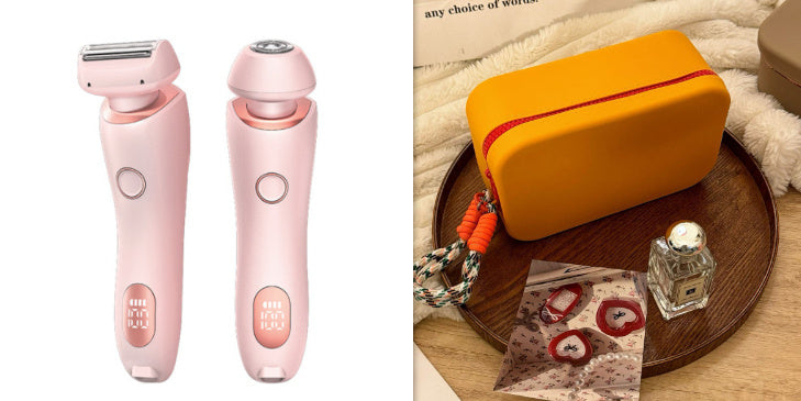 2 In 1 Hair Women's Electric Hair Removal Razor, Trimmer