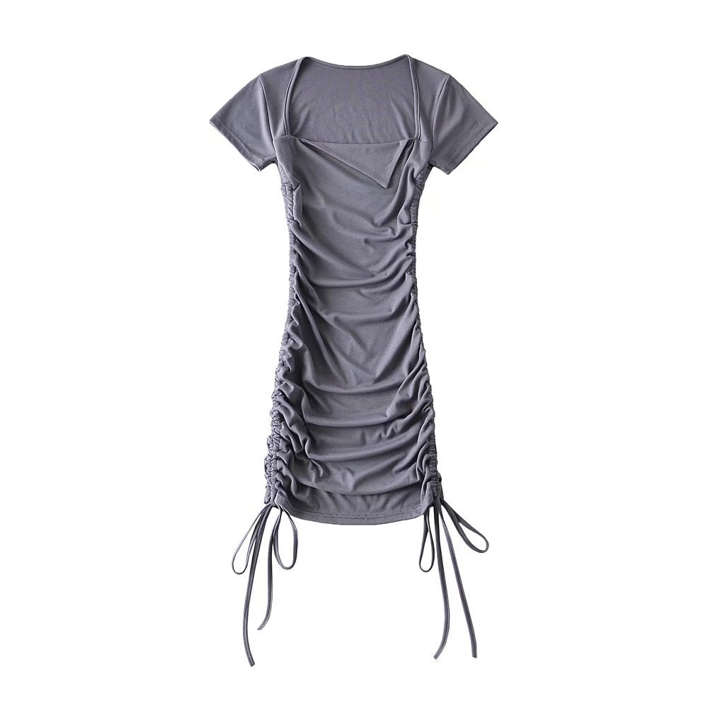 Ladies' Drawstring Pleated Pure Lust Dress