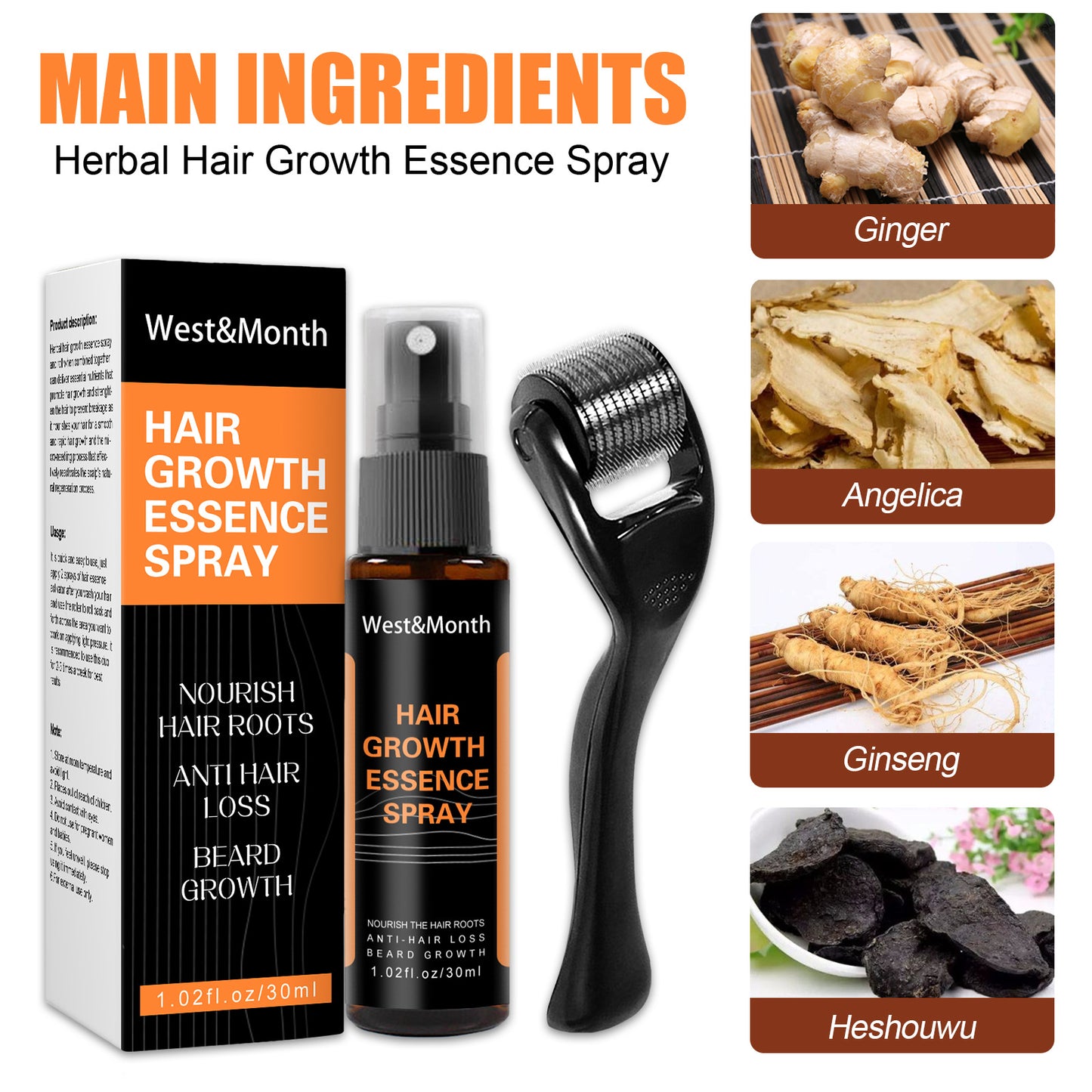 Hair Growth Spray Anti-hair Nourishing Growth Liquid