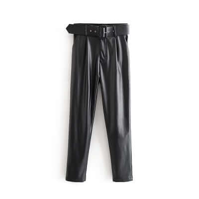 Hot ladies leather pants