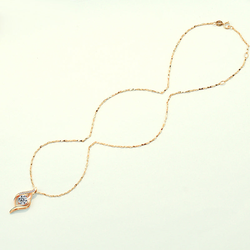 Sterling Silver Gold-plated Rose Gold Necklace