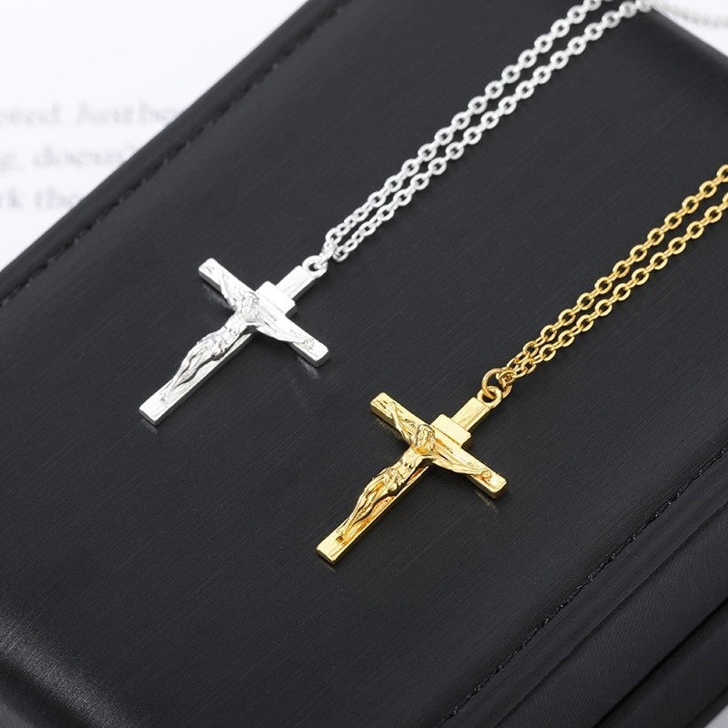 JEWELRY CROSS GIFTS NECKLACE FOR MEN