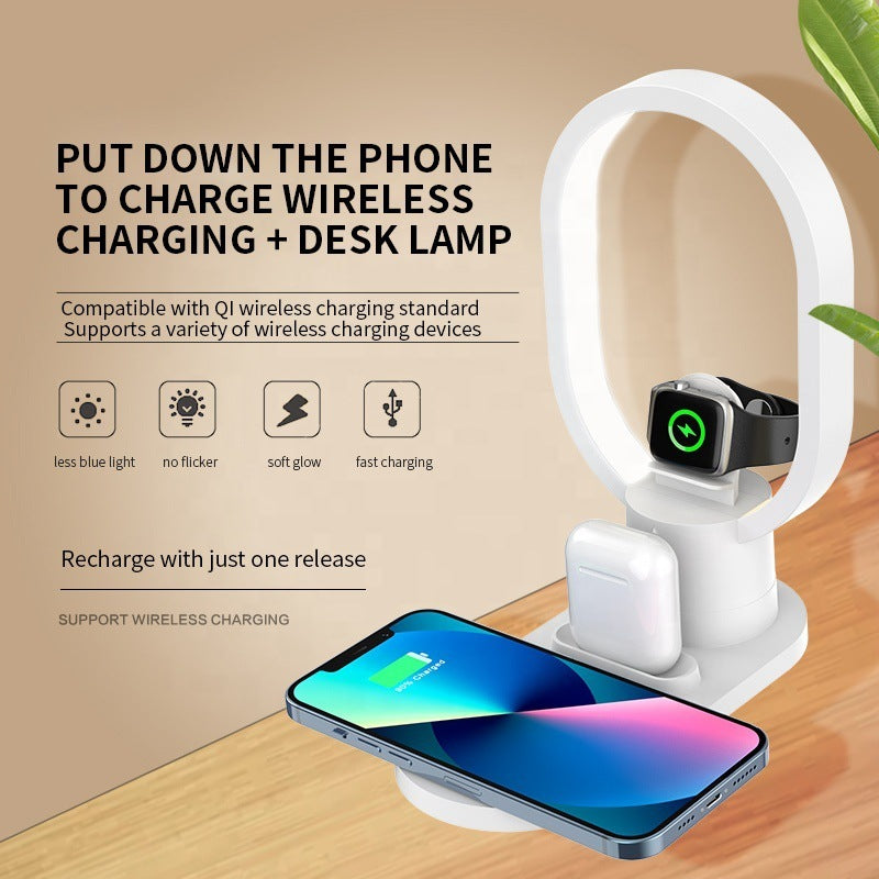 Four In One Wireless Charging For Bedside Lights