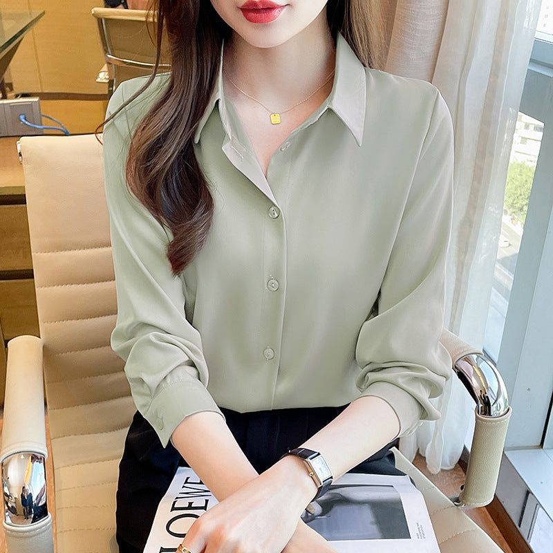 High-grade Acetate Non-Ironing Anti-Wrinkle Shirt for Women