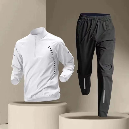 Half Zipper Sportswear Men's Long-sleeved Quick-drying Clothes
