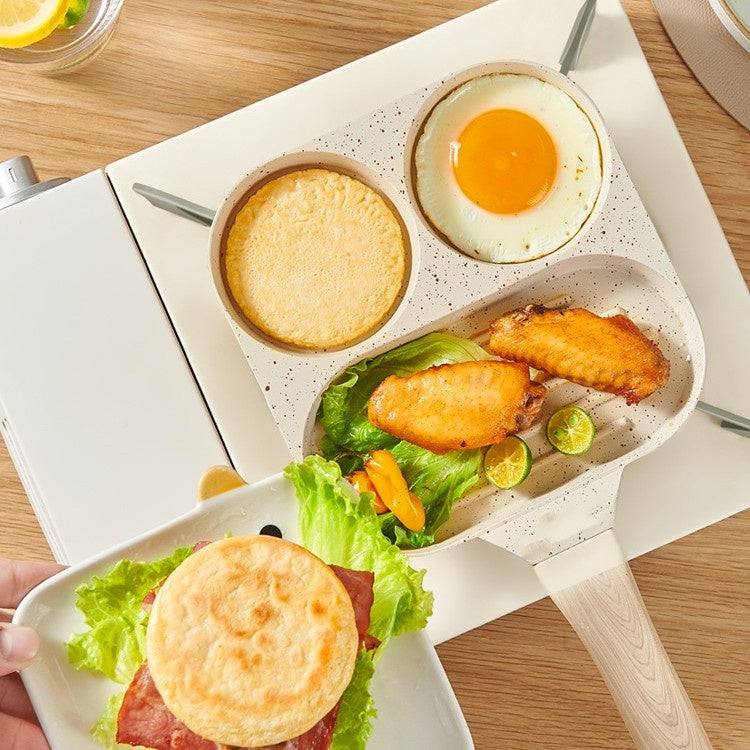 Frigideira doméstica pote de café da manhã