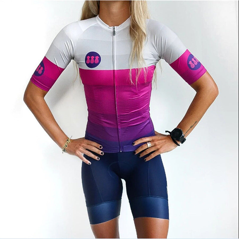 Summer Women's Short-sleeved Cycling Suits