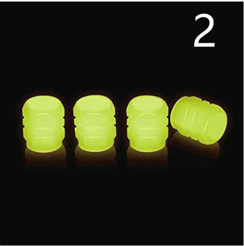 Tire Luminous Valve Cap Highlight Split