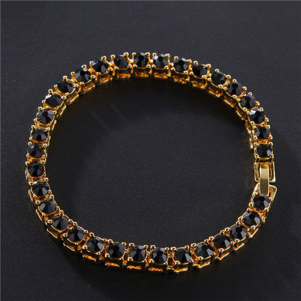 Iced Out Single Row Rhinestones Zirconia Bracelets