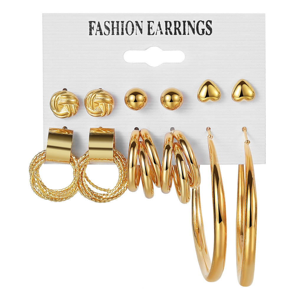 Fashion Exaggerated Big Hoop Earrings