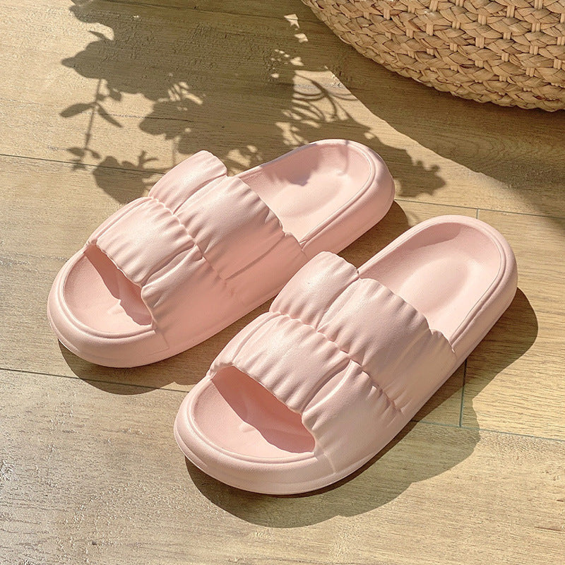 Women Home Shoes Bathroom Slippers Soft Sole Slides