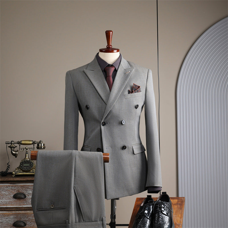 Double Breasted Men's Fashion Suit