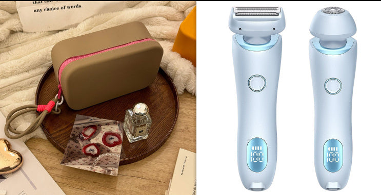 2 In 1 Hair Women's Electric Hair Removal Razor, Trimmer