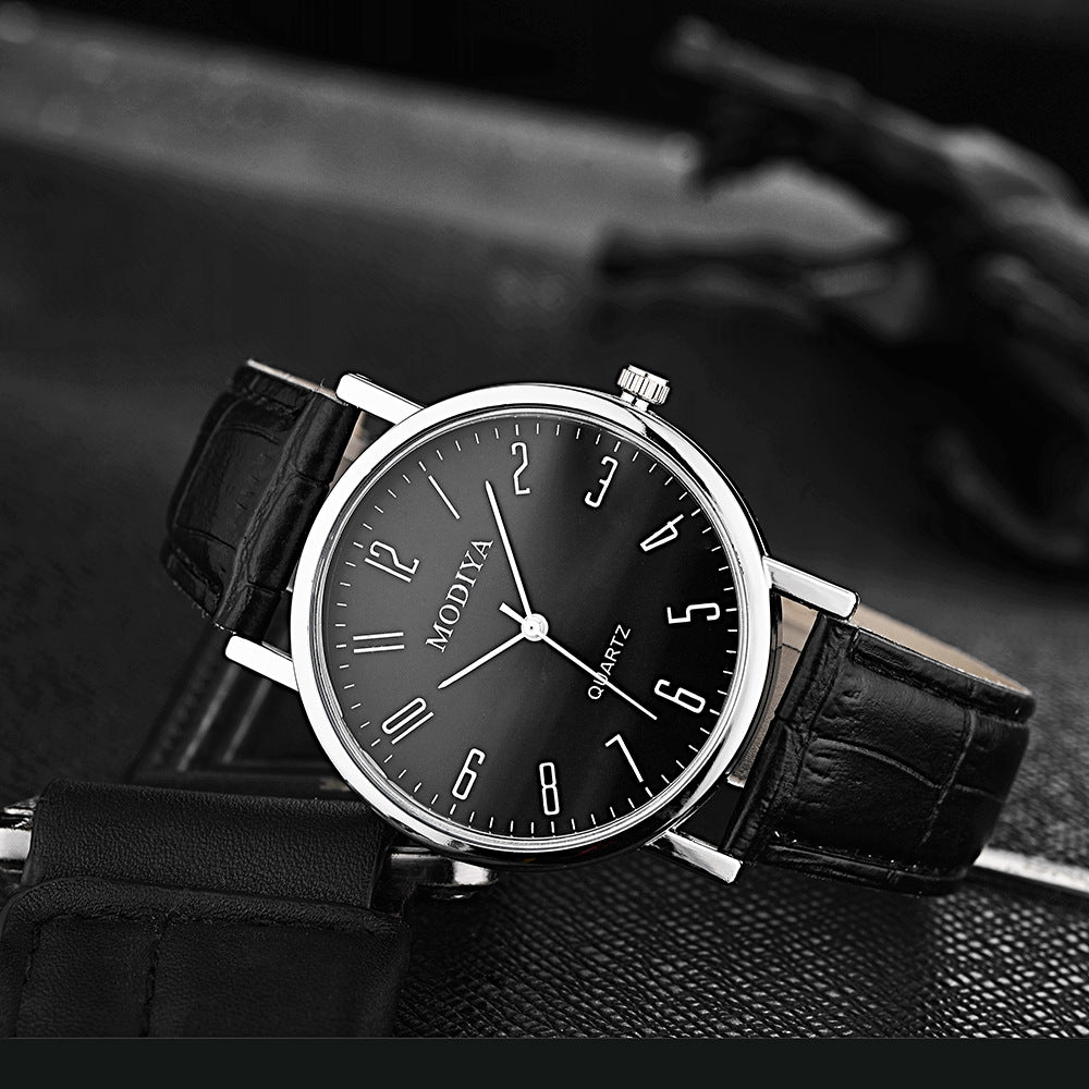 Men's Fashion Simple Belt Quartz Watch