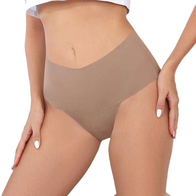Women's Seamless Ice Silk Cotton Crotch Underwear