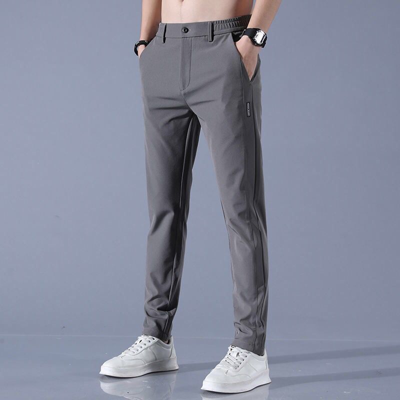 Casual Trousers Men's Loose Ice Silk Quick-drying