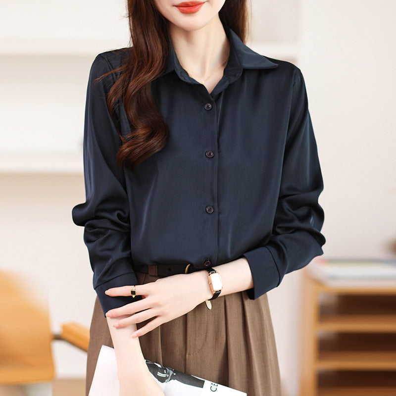 High-grade Acetate Non-Ironing Anti-Wrinkle Shirt for Women