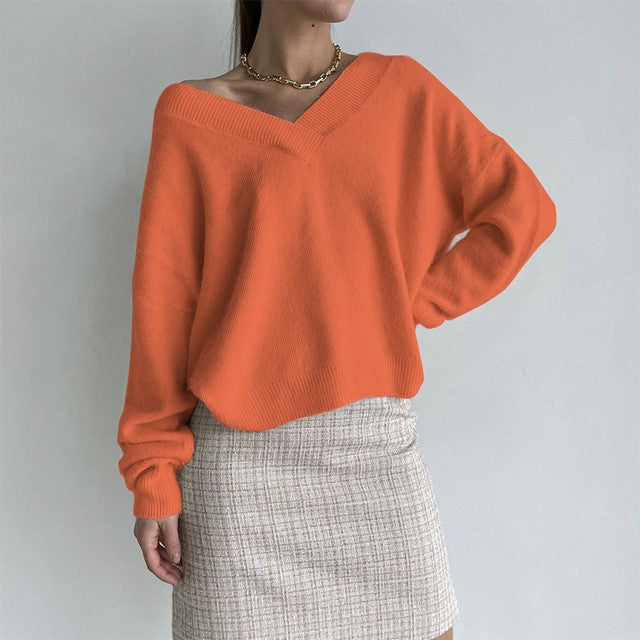 Soft Loose Pullover Cashmere Sweater