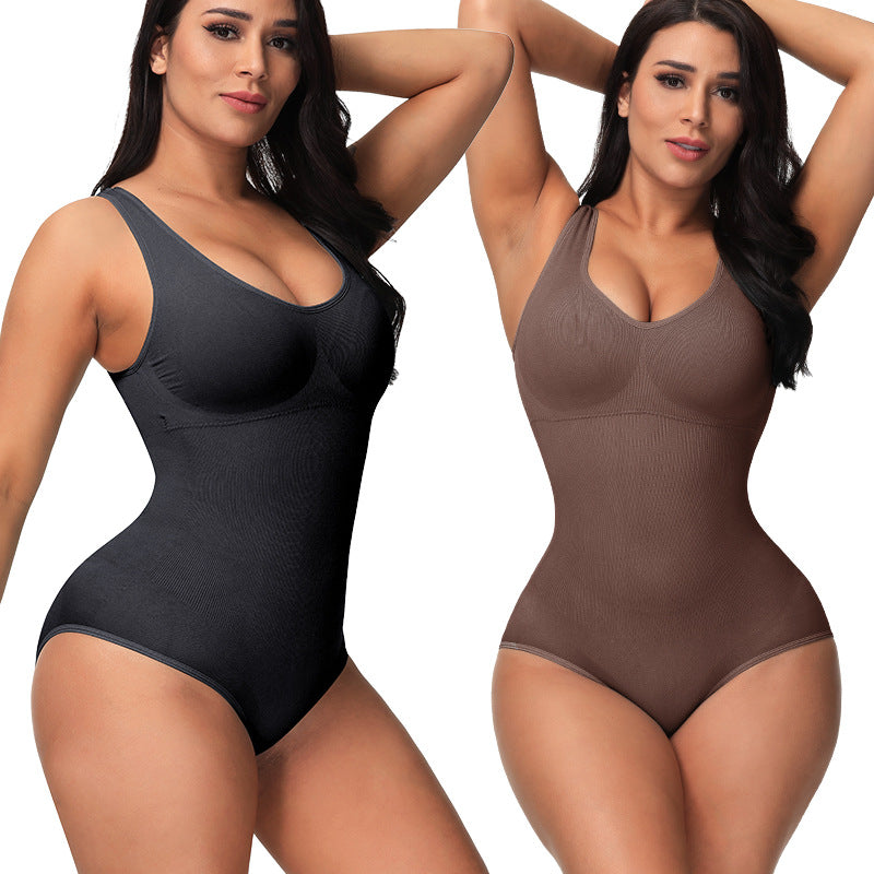 Women's Seamless Corset One-piece Bodysuit