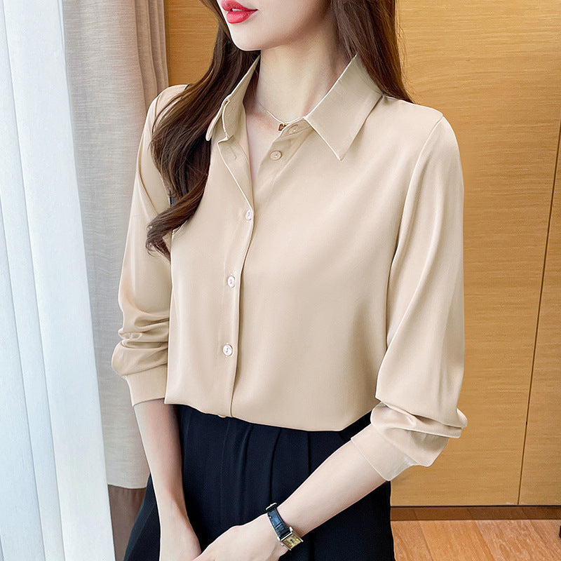 High-grade Acetate Non-Ironing Anti-Wrinkle Shirt for Women