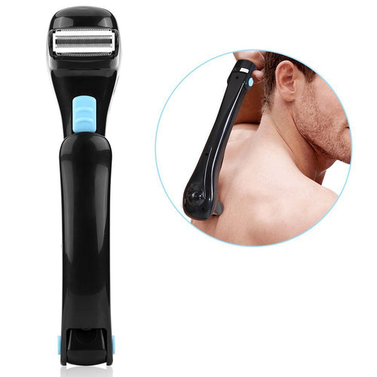 Back Electric Shaver With Foldable Long Handle