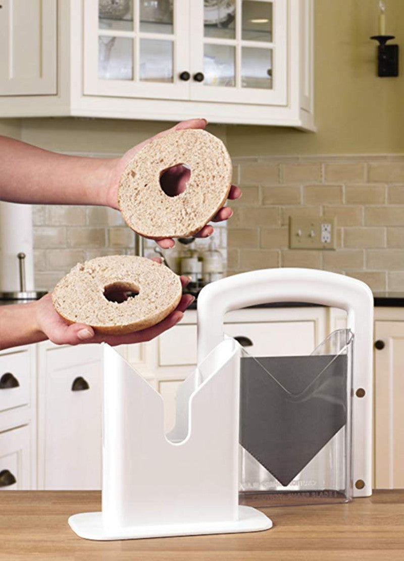 Bagel and Bread Slicer Guillotine Tool for Your Kitchen