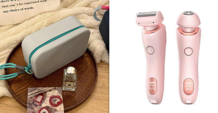 2 In 1 Hair Women's Electric Hair Removal Razor, Trimmer