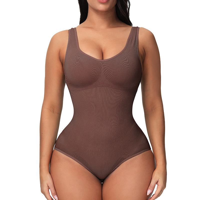 Women's Seamless Corset One-piece Bodysuit