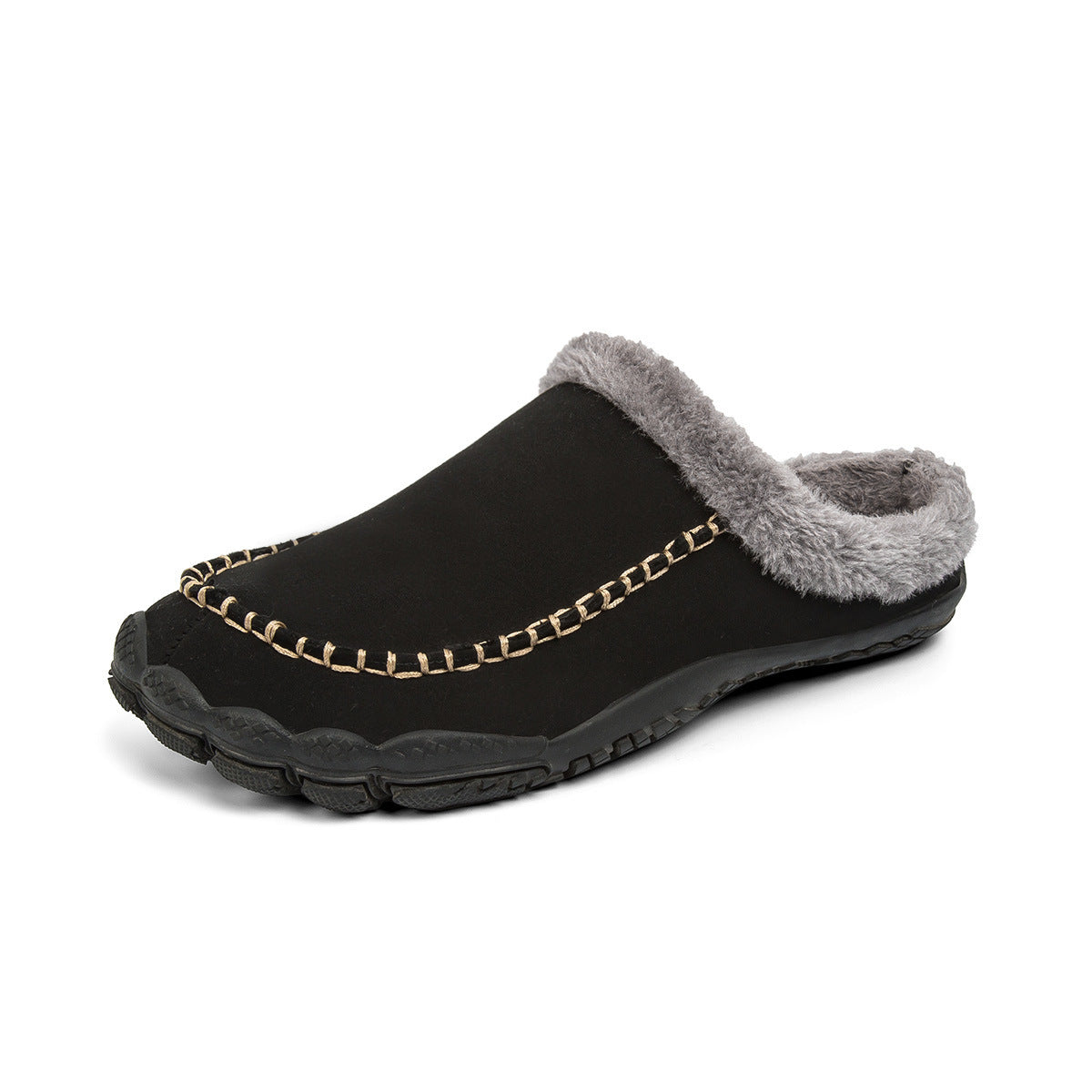 Men's Winter Warm Lightweight Anti-Slip House Slippers