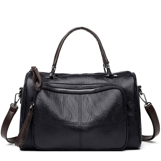Women New Soft PU Leather Handbag Large Capacity Crossbody Bag