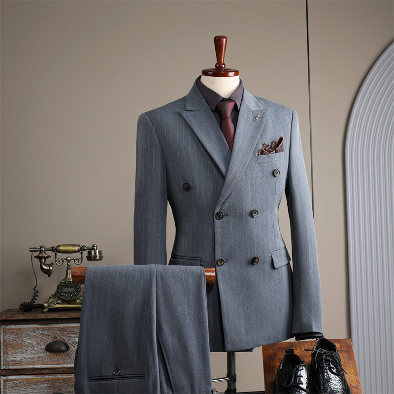 Double Breasted Men's Fashion Suit