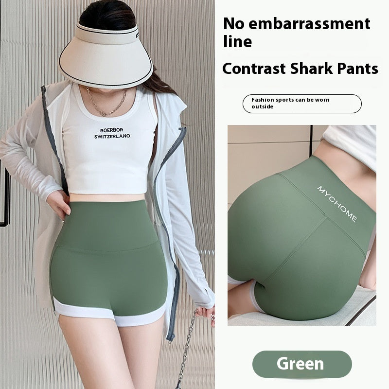 Three-point Shark Pants Women's Hip Lifting Sports Shorts